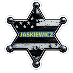 NICK JASKIIEWICZ FOR CECIL COUNTY SHERIFF BADGE